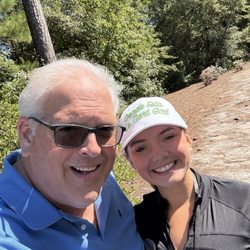 International World Tour Golf Links - Picture with the greatest cart girl in America, Jessica!