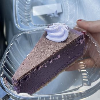 Gwenie's Pastries - Ube Cheesecake Slice - Desserts Near Me - Rockville, Maryland Gwenie's Pastries - Ube Cheesecake Slice - Desserts Near Me - Rockville, Maryland