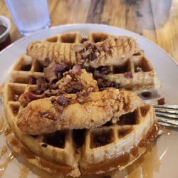 Daybreak Cafe - Chicken and waffle