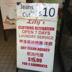 Lily's Clothing Alterations - See, only $10 to get your jeans altered at the bottoms.