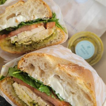 Pura Vida Miami - pesto chicken sandwich - Breakfast & Brunch Near Me - New York, New York Pura Vida Miami - pesto chicken sandwich - Breakfast & Brunch Near Me - New York, New York