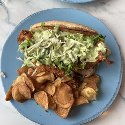 Swiss & Madison - Walleye sandwich