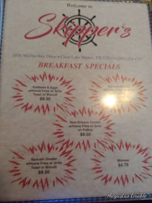 Menu photo 2 Skipper's Kemah, TX
