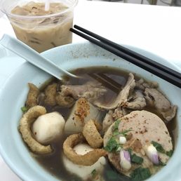 Soo good. Can't remember the exact number 50 something. Everything protein noodle and milk tea. Excellent. Fried pig skin is delightful. Soo good. Can't remember the exact number 50 something. Everything protein noodle and milk tea. Excellent. Fried pig skin is delightful.