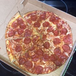 Papa Johns Pizza - Reassembled pizza