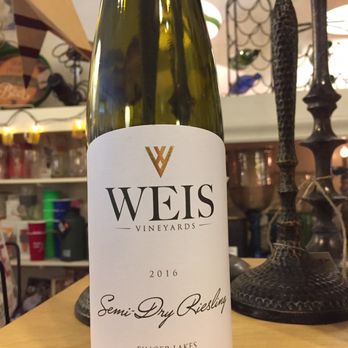 Weis Vineyards - Semi Dry Riesling 2016 - Wine Tasting Room Near Me - Hammondsport, New York Weis Vineyards - Semi Dry Riesling 2016 - Wine Tasting Room Near Me - Hammondsport, New York