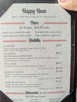 Menu photo 1 Mi Vida Washington, DC, DC