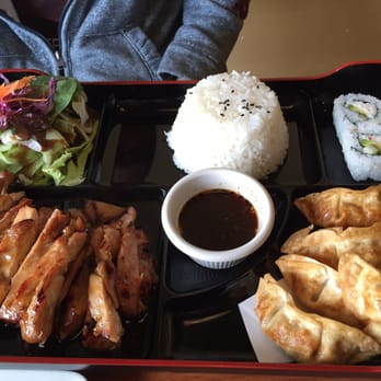 Sushi Today - Teriyaki chicken and gyoza bento - Sushi Bars Near Me - Renton, Washington