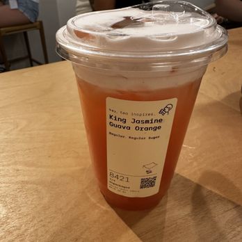 HeyTea TeaBar - King jasmine guava orange drink - Coffee & Tea Near Me - New York, New York HeyTea TeaBar - King jasmine guava orange drink - Coffee & Tea Near Me - New York, New York