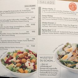 dean&david - Salads menu