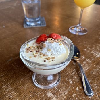 Eatery A - Strawberry Pot de Creme - Mediterranean Near Me - Des Moines, Iowa