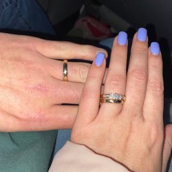 Cleaned rings in minutes & a new wedding band!  By Michael.
