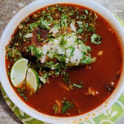 Taqueria Jasmine - Caldo de Res (beef vegetable soup)