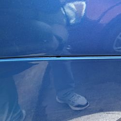 Collision Center of Cockeysville - Damaged bumper.
