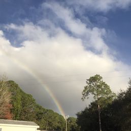 Beautiful rainbow waking around Bee's resort. Beautiful rainbow waking around Bee's resort.