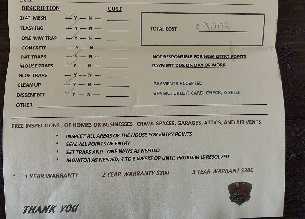 DO IT RIGHT RODENT PROOFING Updated October 2024 13 Photos & 248