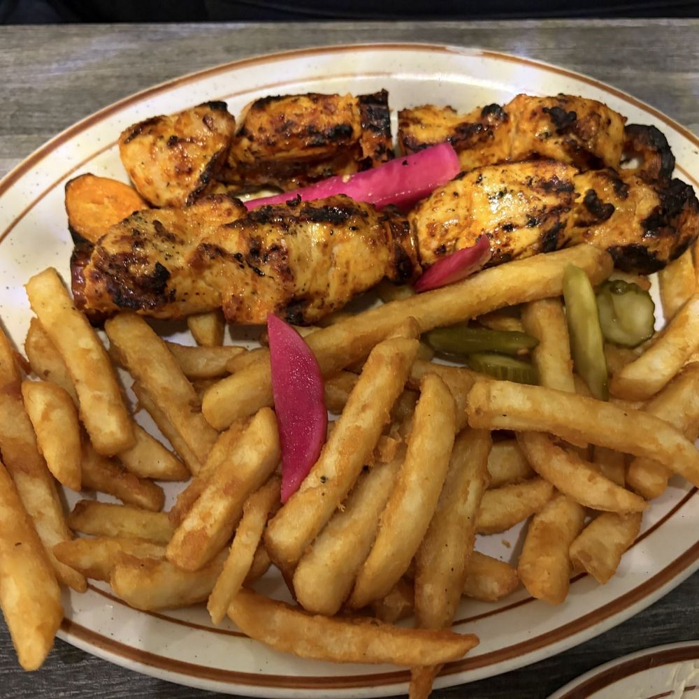 Shish Tawook with fries