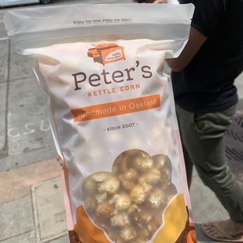 Peter's Kettle Corn - Packaged bags to-go - Popcorn Shops Near Me - Oakland, California Peter's Kettle Corn - Packaged bags to-go - Popcorn Shops Near Me - Oakland, California