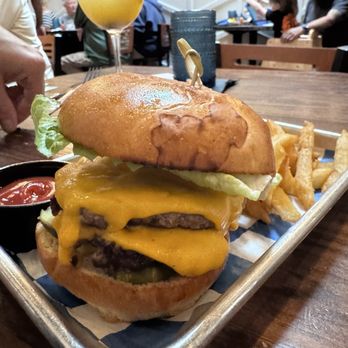 The Atlantic - Double party burger - Seafood Near Me - Virginia Beach, Virginia The Atlantic - Double party burger - Seafood Near Me - Virginia Beach, Virginia
