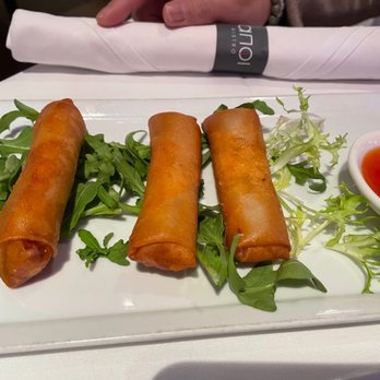 AnQi Bistro - Crawfish egg rolls - Asian Fusion Near Me - Costa Mesa, California AnQi Bistro - Crawfish egg rolls - Asian Fusion Near Me - Costa Mesa, California