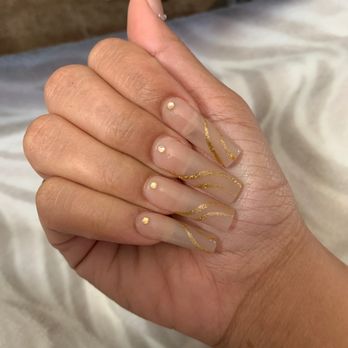 Luv Nails And Spa - Uneven acrylic, clear in some spots - Nail Salons Near Me - Bellflower, California Luv Nails And Spa - Uneven acrylic, clear in some spots - Nail Salons Near Me - Bellflower, California