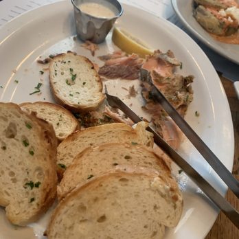 Capers - Whole salmon with dip and pesto bread - Bars Near Me - Kennesaw, Georgia