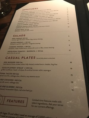 Menu photo 7 The Keg Steakhouse + Bar Burlington, ON