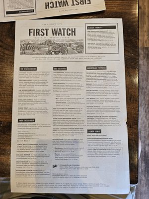 Menu photo 3 First Watch Mesa, AZ