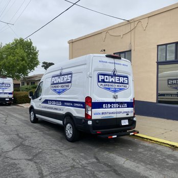 Powers Plumbing - Brand new all electric vans - Plumbing Near Me - San Diego, California Powers Plumbing - Brand new all electric vans - Plumbing Near Me - San Diego, California