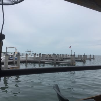 Island Fish - Water view from our table - Seafood Near Me - Marathon, Florida