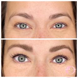 Ink and Glow Beauty - Lash lift with microblading