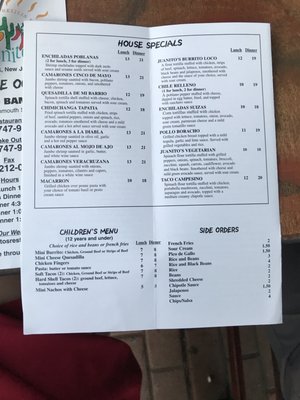 Menu photo 4 Juanitos Restaurant Red Bank, NJ Menu photo 4 Juanitos Restaurant Red Bank, NJ