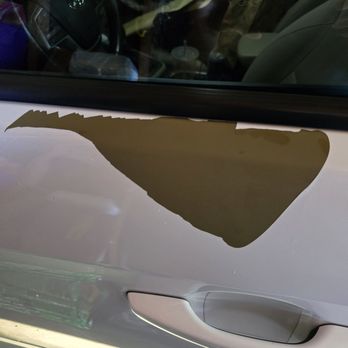 Genser Auto Collision - Before photo with paint peeling - Body Shops Near Me - Encino, California