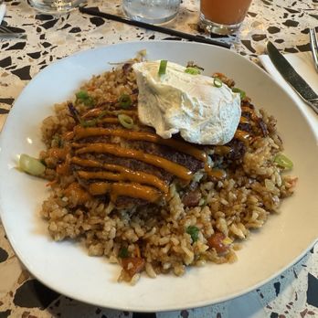 Break + Feast - Pork Hash and Fried Rice - Breakfast & Brunch Near Me - Koloa, Hawaii Break + Feast - Pork Hash and Fried Rice - Breakfast & Brunch Near Me - Koloa, Hawaii