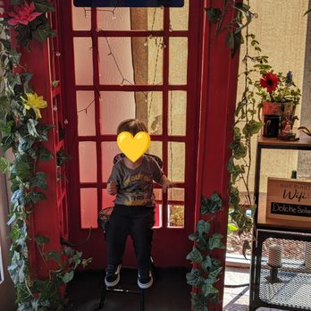 Dolche Cafe Mexifood - Super cute little photo op near the register. - Coffee & Tea Near Me - Chula Vista, California