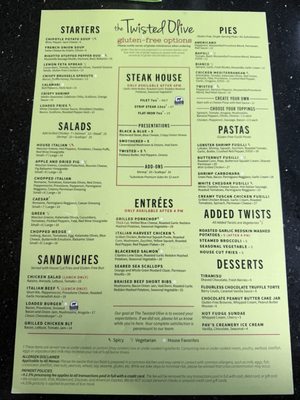 Menu photo 1 The Twisted Olive North Canton, OH
