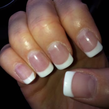 Falcon Princess Nails - This was the day after. Look at the rough edges around my cuticles, and part of the white on my pinky broke off. - Nail Salons Near Me - Bellaire, Texas Falcon Princess Nails - This was the day after. Look at the rough edges around my cuticles, and part of the white on my pinky broke off. - Nail Salons Near Me - Bellaire, Texas