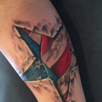 The Rook x Raven Tattoo Creative - Custom work by Crash, American flag inside star cutaway - Piercing Near Me - Cordova, Tennessee The Rook x Raven Tattoo Creative - Custom work by Crash, American flag inside star cutaway - Piercing Near Me - Cordova, Tennessee