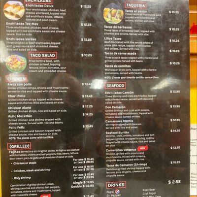 Menu photo 1 Lola's Mexican Restaurant Cedarville, OH Menu photo 1 Lola's Mexican Restaurant Cedarville, OH