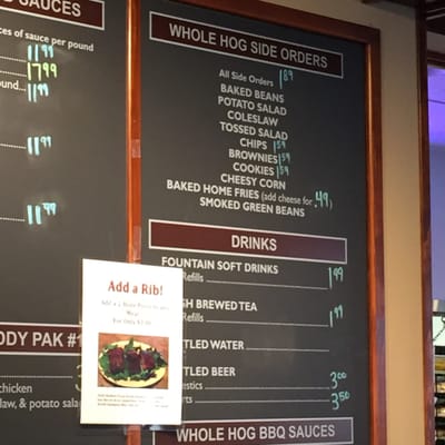 Menu photo 6 Whole Hog Cafe Springfield, MO