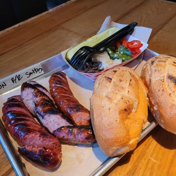 Smoked Hungarian Sausage Rattlesnake & Rabbit Sausage Bison