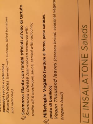 Menu photo 8 Origano Trevi Rome, RM Menu photo 8 Origano Trevi Rome, RM
