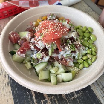 Bostwick's Chowder House - Tuna Poke - Seafood Near Me - East Hampton, New York