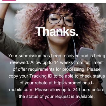 T-Mobile - This was my confirmation after submission for refund. - Mobile Phones Near Me - Whittier, California T-Mobile - This was my confirmation after submission for refund. - Mobile Phones Near Me - Whittier, California