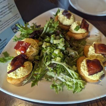 Local Goat - Fried deviled eggs - New American Near Me - Pigeon Forge, Tennessee