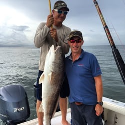 Cowboy Charters - My big redfish, it barely fit in the cooler!
