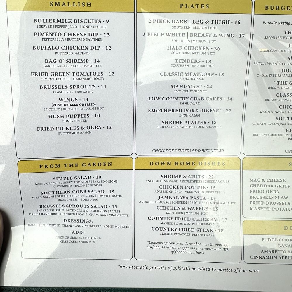 Southern Grit - Menu - American Near Me - Knoxville, Tennessee Southern Grit - Menu - American Near Me - Knoxville, Tennessee