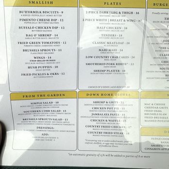 Southern Grit - Menu - American Near Me - Knoxville, Tennessee Southern Grit - Menu - American Near Me - Knoxville, Tennessee