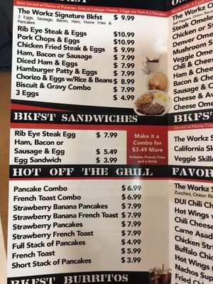 Menu photo 6 The Workz Lancaster, CA