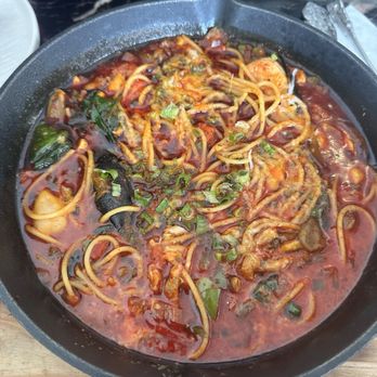 Whisper - Seafood Jjambbong Pasta - Breakfast & Brunch Near Me - San Mateo, California Whisper - Seafood Jjambbong Pasta - Breakfast & Brunch Near Me - San Mateo, California